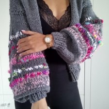 sweter damski ręcznie robiony