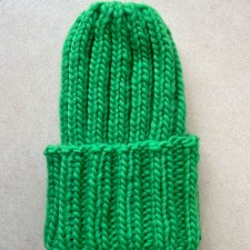 Zimowa czapka z wełny peruwiańskiej Buran zielona