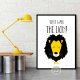 Plakat "Don't wake the lion" 50x70