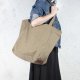 Lazy bag torba khaki / zieleń na zamek / vegan