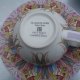 tea single set past times  Glasgow  rose - collection by queens - secesyjnie zdobiony zestaw herbaciany porcelanowy sygnowany