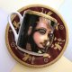 LIMOGES PATE ET EMAIL ❀ڿڰۣ❀ Queen Nefertiti ❀ڿڰۣ❀ Wyjątkowa na małą kawę ❀ڿڰۣ❀ MARKOWA PORCELANA, SYGNOWANA