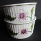 Royal  WORCESTER  - ASTLEY - FLAMEPROOF PORCELAIN - PARA PORCELANOWYCH NACZYNEK DO ZAPIEKANIA