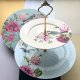 W ptasim gaju ❀ڿڰۣ❀ BIRD SONG - Two Tier Cake Stand - MARKOWA PORCELANA, SYGNOWANA