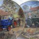 DANBURY MINT - FORD TRACTORS -  AT THE FORGE -FORDSON E27N BY MICHAEL HERRING   kolekcjonerski talerz porcelanowy