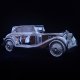 Car Bank ❀ڿڰۣ❀  SILVER PLATED - Model z 1937r. Skarbonka#7