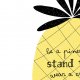 Plakat- Be a pineapple(...) A2