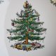 Spode christmas tree s 3324 - 27,5 cm duży porcelanowy talerz -półmisek z kultowej serii od Spode