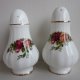 Rarytas -Royal Albert  - przyprawniki porcelanowe ze zdobieniem - Old Country Roses