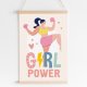 plakat motywacyjny Girl Power A4