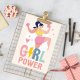 plakat motywacyjny Girl Power A4