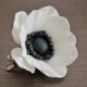 Spinka-broszka 2 w 1 "Anemone flower"