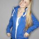 BLUZA HOODIE SIMPLE UNISEX niebieska