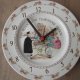 ROYAL DOULTON  1988 BUNNYKINS TEACHING CLOCK  - ORYGINALNY ZEGAR  PORCELANOWY KOLEKCJONERSKI UŻYTKOWY