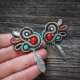 Navajo- etniczne kolczyki soutache