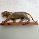 Unikat!  Vintage Chinese Hand Carved Horn Tiger ❀ڿڰۣ❀ Róg i drzewo różane ❀ڿڰۣ❀ Misterna ręczna praca