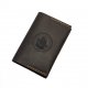Ręcznie robiony brązowy skórzany okładka/etui/pokrowiec na paszport