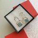 Topaz Swiss Blue Earrings Sterling Silver ❀ڿڰۣ❀ Modernistyczne kolczyki