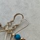 Blue Howlite Earrings  ❤❤ Howlit i srebro ❤❤ Kolczyki