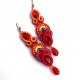 Wielokolorowe kolczyki soutache