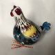 Unikat - rocking roosters by Gallo - Hand made Hand painting kolekcjonerska figurka