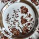 Unikat Spode C 2959 B Indian Tree duża 26,5 cm patera / półmisek - rzadko spotykana szlachetnie porcelanowa patera o orientalizującym,  ciekawym zdobi