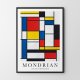 Plakat Mondrian Color Composition - plakat 50x70 cm