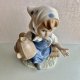 ❤ Gempo Giftware Vintage Made in Japan Hand Painted ❤ Urocza figurka w pastelowych kolorach ❤