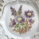 VICTORIAN PLATE 1880-1900's - Violet Garden ❀ڿڰۣ❀ Obraz na porcelanie - PIĘKNY#8