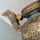 Vintage Chinese Cloisonne Incense Burner ❀ڿڰۣ❀ Złoto i emalia komórkowa