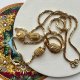 Vintage 70's Gold Plated Necklace ❤ Biżuteria, lata 70-te XXw. ❤