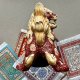 Antique Japanese Kutani Porcelain Foo Dog Lion  ❤ Ręcznie malowana emaliami