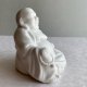 Laughing Buddha ❀ڿڰۣ❀ Figurka z białej porcelany ❀ڿڰۣ❀ Budda