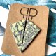 Green triangle- rock