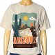 BAWEŁNIANY TSHIRT Z NADRUKIEM ARIZONA  M L