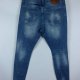 Bee Inspired spodnie jeans slim dziury 30 / S