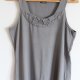 ciekawe detale bluzka vintage szary top GERRY WEBER