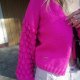 Różowy Pink Bubbles Sweater