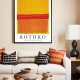 Nowoczesne plakaty abstrakcja Mark Rothko Yellow Orange Red - plakat 50x70 cm