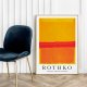 Nowoczesne plakaty abstrakcja Mark Rothko Yellow Orange Red - plakat 61x91 cm