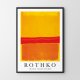 Nowoczesne plakaty abstrakcja Mark Rothko Yellow Orange Red - plakat 61x91 cm