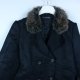 Wardrobe zamszowa kurtka z paskiem parka / 42