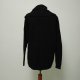 Czarny luźny golf sweter XS/S