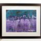 Obraz akrylowy w oprawie " PURPLE CITY'