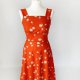 Sukienka vintage kwiaty lata 60-te 60's true vintage