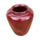 Ceramiczny, bordowy wazon, Isolde, Niemcy, lata 70.