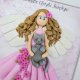 Anioł Stróż w ramce - prezent dla dziewczynki