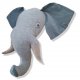 Ozdoba dekoracja ścienna pokój dziecięcy trofeum słoń