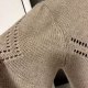 Gruby ciepły wełna alpaka sweter H&M beżowy ażurowy r. S oversize