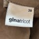 Gina Tricot M 38 kurtka khaki zielona w stylu ramoneski bawełniana